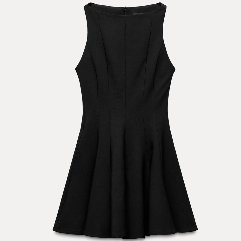 NWT Zara Black Swing Dress